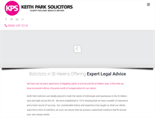 Tablet Screenshot of kpsolicitors.com